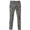 GIBLOR'S Ergos Workwear Giblor's Pantalone ALAN da Cuoco Chef Cucina in Cotone Unisex Slim Fit MENU NERO