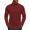 Ekouaer Maglia Termica Uomo Manica Lunga Inverno Biancheria Intima Termica Dolcevita Traspirante Maglietta, S-XXL