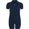 Nyeemya Tuta Recupero per Bambino Body Post-Operatori Tutone Sanitario Manica Corta Cotone Bodysuit Tutina con Zip Abbigliamento da Casa Pigiama Underwear