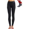 Merino.tech Pantaloni Lana Merinos Donna - 100% Intimo Termico + Calzini | Intimo termico donna in lana Merino, per trekking, sci e outdoor, non irrita la pelle, termoregolatore, anti-odore