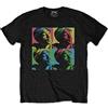 Tupac - Maglietta ufficiale Rap 2Pac Pop Art, colore: Nero Nero M
