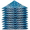 ...KARL LOVEN BANDANA set da 5 10 20 - Motivo Paisley Mandala - 100% Cotone - Spessore Superiore - 20 Colori Esclusivi