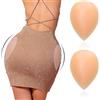 QIUMING® Cuscino Anca Rialzo in Silicone Cuscinetti per Fianchi in Silicone Sostitutivo in Silicone Imbottitura per Intimo Push-Up