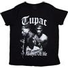 TUPAC SHAKUR Tupac T Shirt 2Pac all Eyez On Me Logo Nuovo Ufficiale da Donna Boyfriend Fit