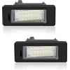 URAQT LED Luci Targa per Auto, 12V Lampada Targa 24 LED 3528-SMD Canbus Nessun Errore, 6000K Bianca Luce Targa per BMW E39, E60, E82, E90, E92, E93, M3, E39, E60, E70, X5, E60, E61, M5, E88 (BMW)