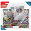 POKEMON TCG Twilight Masquerade 3 Booster Blister Revavroom Promo Inglese