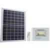 V-TAC FARO LED 12W BIANCO FREDDO IP65 CON TELECOMANDO E PANNELLO SOLARE VT-25W-LED10405