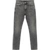 NUDIE JEANS Pile Led Jeans Uomo Slim Grigio Marble W28 L30 Lavato Denim