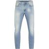 Nudie Jeans Men Jeans High Kai W29 L32 Blu Denim Zip Logo