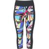 SWEATY BETTY Donna Leggings XS A Motivo Colorato Stretch Capri Corta 17 in