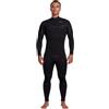 Quiksilver 2025 Mens Marathon Sessions 5/4/3 mm muta con zip sul petto - nera