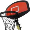 Asyduey Canestro da Basket per Trampolino, Canestro da Basket per Trampolino con Palla e Pompa, per Trampolino con Dritta e Curva