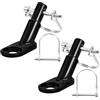 Luxshiny Testa di Traino con Installazione Singola in Ferro per Rimorchio Bici Trasporto Ricreativo All'aperto Compatibile con Mountain Bike