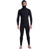 Quiksilver Muta da uomo con cappuccio e zip sul petto da 5/4/3 mm, nera