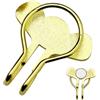 Generico Segnapalla Golf con Clip per Cappello Accessorio Magnetico Portatile di | Segnapalla da Golf su Cappello per giocatori esperti, principianti e appassionati, pratica in giardino e in ca
