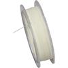 Risveglio Filo luminoso per legare le mosche, 0,37 mm x 50 m, filo di nylon | Per mosche fatte a mano, corda interdentale ad alta resistenza per ganci #1-#16, bobina standard adatta per la maggior parte