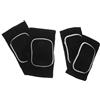 Hemobllo Protezioni Gomiti e Ginocchia Nero Set Sport Poliestere | Fodera Morbida, Assorbimento Urti, Rete Traspirante, Cinghie Regolabili, Borsa Inclusa
