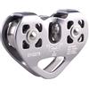 Azarxis 30kN Carrucola Doppia da Alpinismo - Tandem Pulley per Cordini Tessili (Fino a 13mm) e Funi d'Acciaio (Fino a 12mm) - Carrucola per Arrampicata Speleologia e Pronto Soccorso