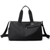 Morbuy Borsa Palestra Uomo Donna per Fitness (Nero) | Tinta unita Borsa Sportivo con Scomparto per Scarpe e Tasca, Tessuto Idrorepellente, Borsone da Viaggio per Nuoto Viaggio