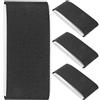 FRCOLOR 4 Pezzi Cinghia di Fissaggio per Snowboard in Nylon Nero Regolabile | Pratica e Affidabile, Adatta a Sci e Snowboard, Colore Nero, Accessorio per Sport Invernali