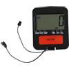 Risveglio Monitor da banco vogatore con display LCD, Stepper | Tachimetro per parte di ricambio per monitoraggio tempo di scansione calorie chilometraggio, accessori fitness palestra per