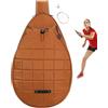 Generisch Custodia per racchette da tennis, zaino portatile multifunzione | Borsa da badminton portatile per racchette da tennis, borsa a tracolla multifunzionale, zaini protettivi