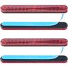 Raheem 4 catarifrangenti posteriori per moto e bicicletta | Catarifrangente rosso rettangolare 100 x 13 mm, autoadesivo, in vetro acrilico, catarifrangente per targa, per scooter