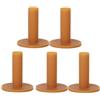 UPKOCH 5 Pezzi Gomma Tee da Golf 60mm per Simulatori e Tappeti | Gomma Resistente, Uso in Ufficio e D'inverno, Leggero e Facile da Portare, per Golfisti