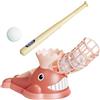 Tdoutop Macchina Lancia-Palle da Baseball per Bambini, Allenatore di Baseball per Bambini, Simpatico Set da Lancio di Baseball con Design a Cartoni Animati, S