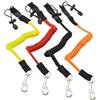 Dcrxz Paddle Lesh 5Pcs Guinzaglio Elastico Paddle Regolabile Gancio di Sicurezza Canna Da Pesca Corda A Spirale Cordino TPU