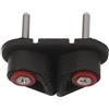BESTOMZ Morsetto per Corda da Esercizio in Nylon, Cam Cleat Autobloccante | Corde da 3 a 8mm, Struttura Antiscivolo, Uso Domestico, Fissaggio Saldo, Compatibilità Estesa