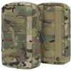 Generic Tasca Tattica Molle Borsello edc Utilità Admin Supporto for Gilet e Zaini | Tessuto Robusto;Pannello Strappo Laser,2 Cinghie Bottone;Rete Interna;Per Body Armor,Airsoft,Outdoor,Viaggio