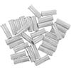 FRCOLOR 50 Pezzi Inserto Freccia in Alluminio 7,6mm per Aste in Carbonio | Montaggio Rapido e Precisione D'innesto, Compatibilità, Colore Argento