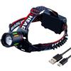 BUAGOUWZ Torcia Frontale Potente Ricaricabile USB LED per Esterni | Ricarica inversa disponibile per caricare lo smartphone durante attività all'aperto o emergenze.