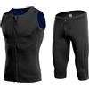 Aumotop Muta in Neoprene da 2mm con Gilet per Sport Acquatici | Ottimo per immersioni, surf, nuoto, design leggero, facile da indossare