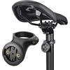 Jubepk Supporto per luce bici - di ricambio in nylon, supporto leggero per | Supporto leggero per luce bicicletta, staffa di ricambio in nylon per ciclismo, design sicuro con facile installazione per