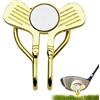 Generico Segnapalla magnetico da golf Accessorio Magnetico Portatile per Allenamento | Porta Segnapalla da Golf con Clip da Cappello per Giardino, Campo Pratica, Campo Gara Ufficiale, Principianti Appassio