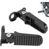 Lcarege 1 paio di pedali per bicicletta, in lega di alluminio, picchetti robusti per Ebike, mini accessori pieghevoli per mountain bike elettrica