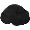 UKCOCO Copertura per Casco Riflettente, in Poliestere Nero, Pieghevole | Ciclismo Notturno, Visibilità Aumentata, Riutilizzabile, Stile Semplice ed Elegante, Accessorio Bici
