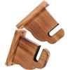 TOYANDONA 2 Pezzi Supporto da Parete Montaggio Orizzontale in Legno, per | Scanalature Modulari, Fori Preforati e Bordi Arrotondati, Finitura Liscia Protettiva, per Garage