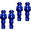 Aosekaa Set di 4 statuette di calcio balilla da uomo per biliardino, scultura da tavolo, mini bambola, set di ricambio per uomo