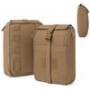 Generic Tasca Tattica Grande GP Molle Pannello Posteriore Borsello Cargo for Gilet | Nylon 500D,Idrorepellente;Doppia Cerniera,Fibbia Frontale;Foro Drenaggio;Per Body Armor,Airsoft,Outdoor,Campo