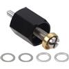Risveglio Filo per rimozione anello per mulinello da pesca Stella | Kit di smontaggio e sostituzione con 4 guarnizioni in acciaio inox (0,1 mm/0,5 mm), manutenzione metallo per fissaggio