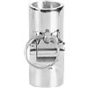 SIXRUN Connettore Pieghevole in Tubo di Acciaio Inox Marino, Girevole a 180 | Acciaio Inossidabile 316, Resistente Alla Corrosione, Diametro Interno 20 Mm-25 Mm, per Tendalini da Barca o Aste per