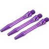 PATIKIL 3 pz Aste per Freccette 35mm Alluminio Steli per Freccette Viola | Filettatura Media 2Ba, per Freccette Accessori per Freccette Raccordo Lancio per Punta in Acciaio
