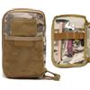 Generic Borsa portautensili da uomo, portatile, multiuso, regolabile, Colore: fango | Marsupio da cintura, marsupio multiuso, portatile, multiuso, per caccia all'aperto, pesca, campeggio,
