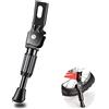 YUTOU Cavalletto per bicicletta per bambini, con supporto laterale regolabile in altezza, per bambini, mountain bike, bici da corsa, biciclette e bici pieghevole, 14 pollici, nero