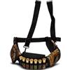 ARMERIAONLINE SINCE 1999 Cartucciera Cintura Cal 12 Fucile da Caccia in Nylon Mimetica | Con Bretelle, Regolabile, Fucile da Caccia