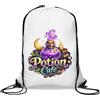 Generic Magical Poion Brewing and Enchanted Cafe Gym Sack - Borsa casual con coulisse, colore bianco