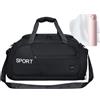 Generic Borsa da palestra da uomo di grande capacità impermeabile da viaggio tasche | Borsone sportivo Abbigliamento Scarpe Attività all'aperto Sport Viaggi Weekender Palestra Spiaggia Campeggio Escursionismo